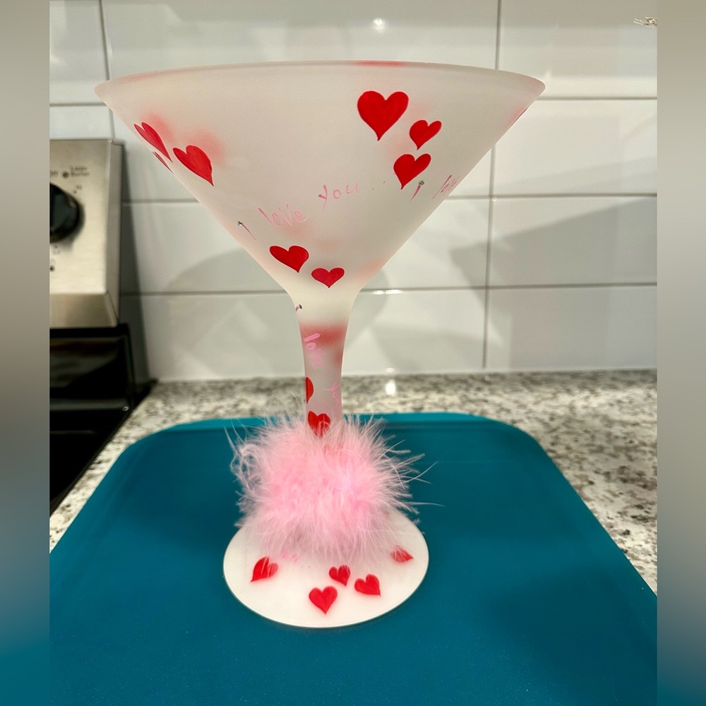 Lolita Martini Glass (limited edition) - I LOVE YOU!